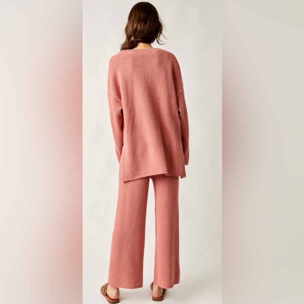 Free People Rosie Pink Hailee Sweater Set - Picture 6 of 6